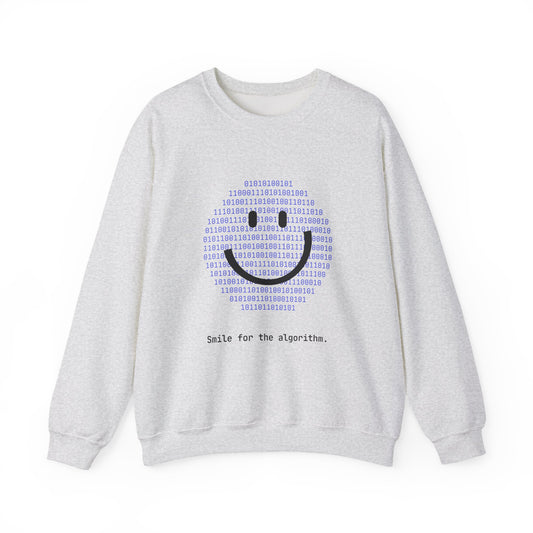 Smiley Algorithm Unisex Heavy Blend™ Crewneck Sweatshirt