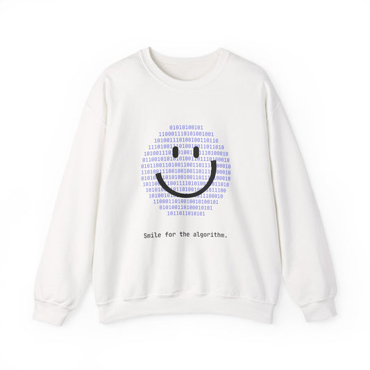 Smiley Algorithm Unisex Heavy Blend™ Crewneck Sweatshirt